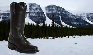 The Black Beauty: The Ideal Western Cowboy Boot for Canadians by Wohlford & Co