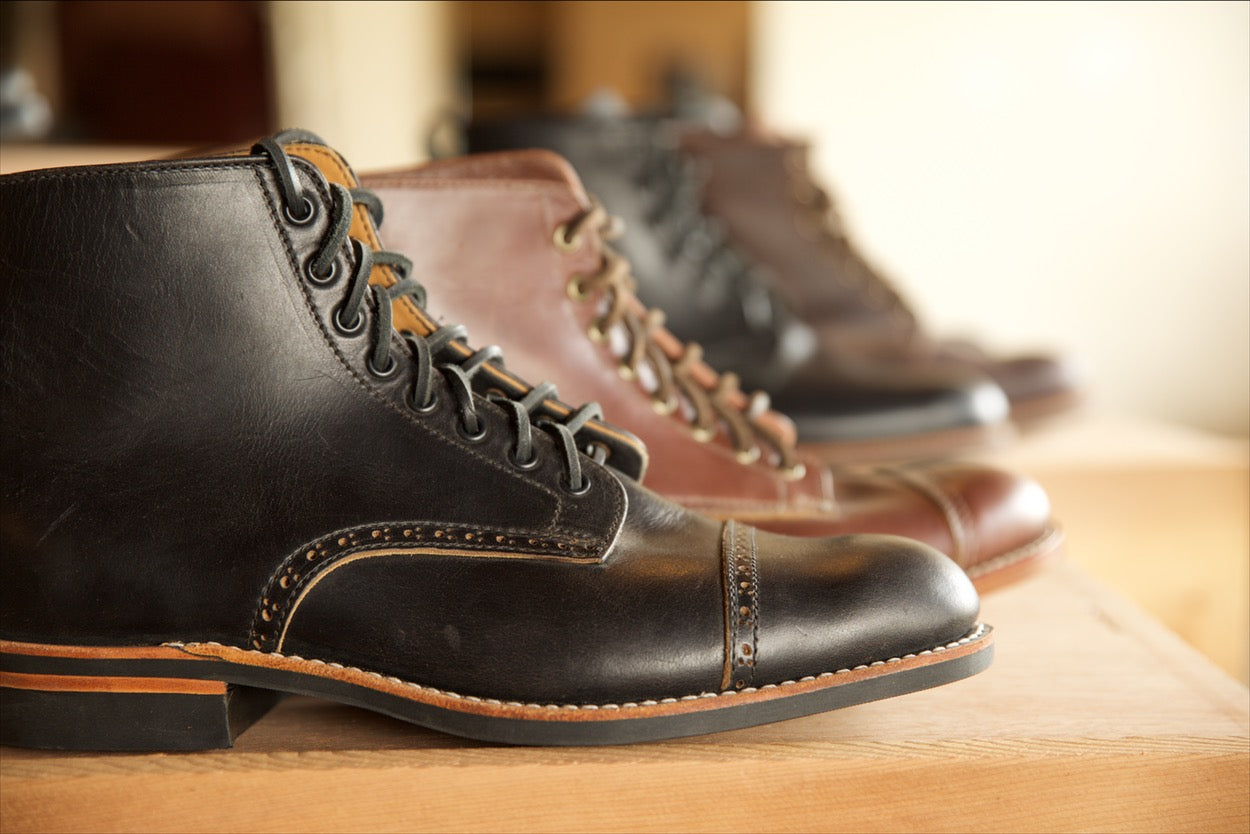  Luton Boot Co Handmade Malton Boots Men Genuine Leather -  Dress Boots for Men - Mens Dress Boots