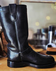 Heritage Rider - Black Veg Tan - 7.5 E