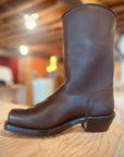 Engineer Square Soft Toe Boot 9 EEE - Brown
