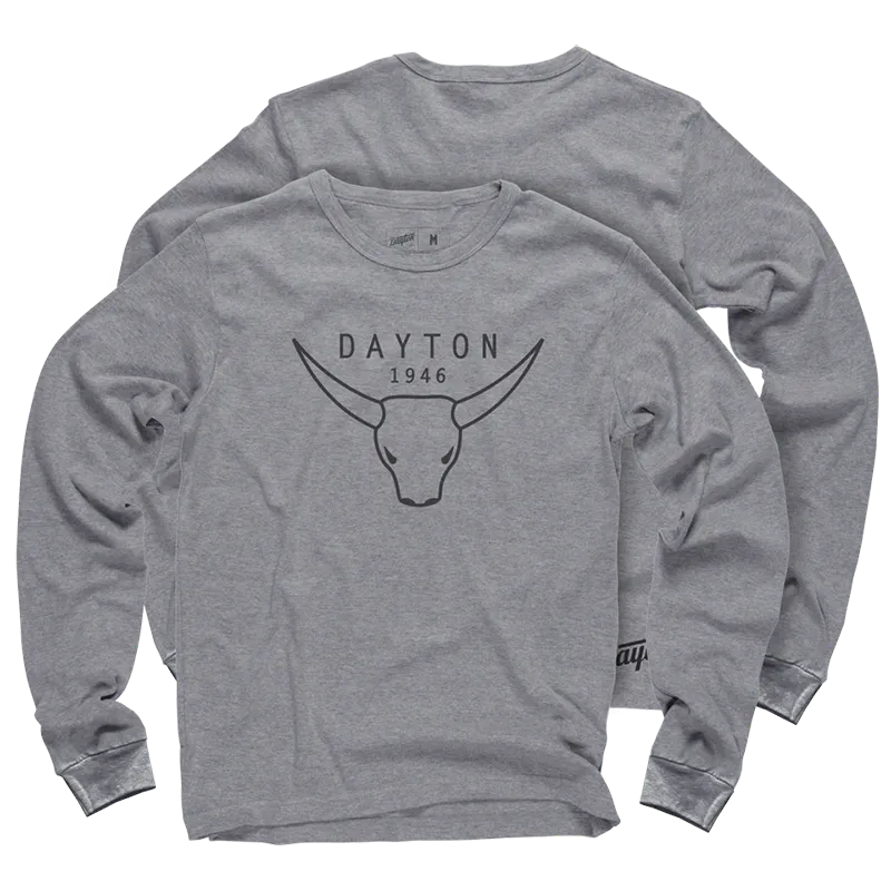 Long sleeve Dayton Original Steer head Logo - Apparel