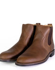 Aurora Round Toe Boot - Brown Pullup - Boots