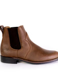 Aurora Round Toe Boot - Brown Pullup - Boots