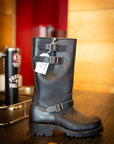 Engineer 7.5 D Black Oil Tan