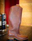 Equestrian Riding Boot 4 E Brown Oil Tan - Cinderella Rack