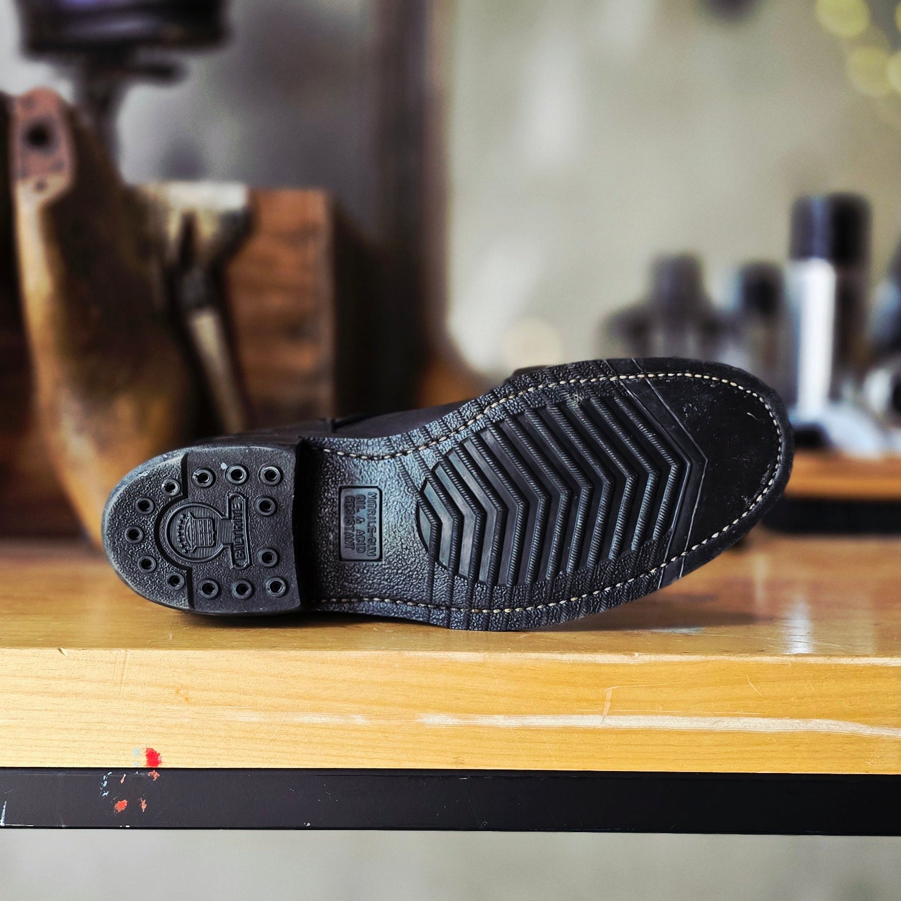 Heritage J. Leckie Rider - Black Oil Tan - 8.5 E