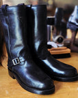 Heritage Rider - Black Veg Tan - 7.5 E