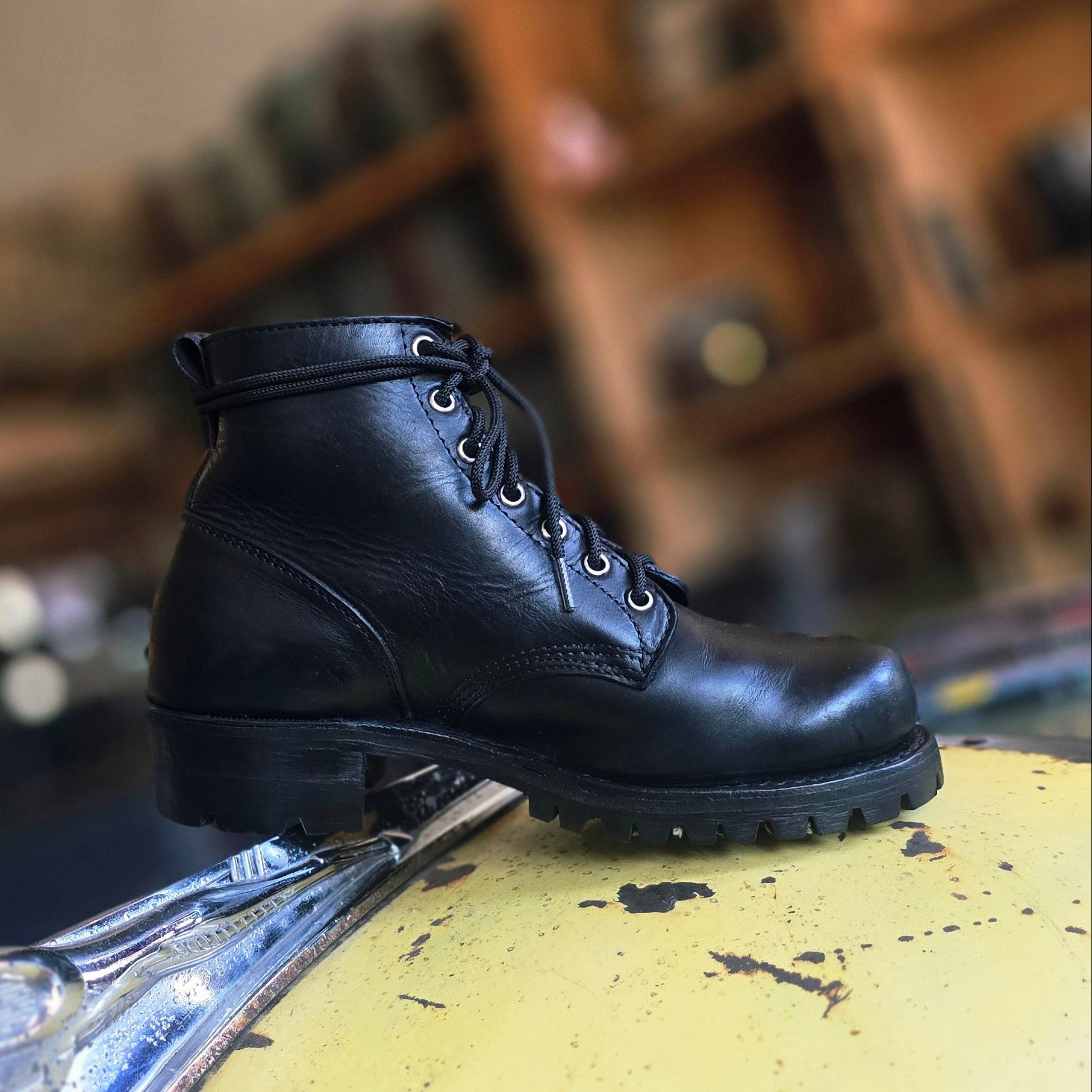 ReBoot - Toughie - Black Oil Tan - 6.5 D