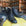ReBoot - Parade Brogue Black Veg Tan  - 13 E