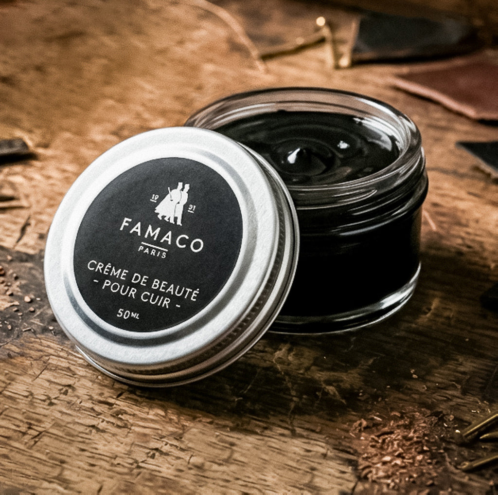 Famaco Black Shoe Cream (Cream Polish)