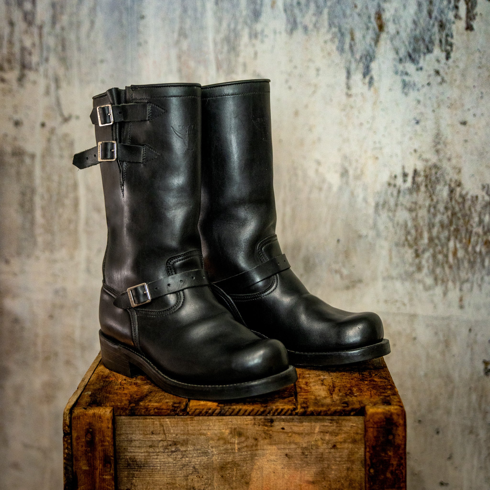 ReBoot - Engineer - Black Double Buckle - 10 EEE
