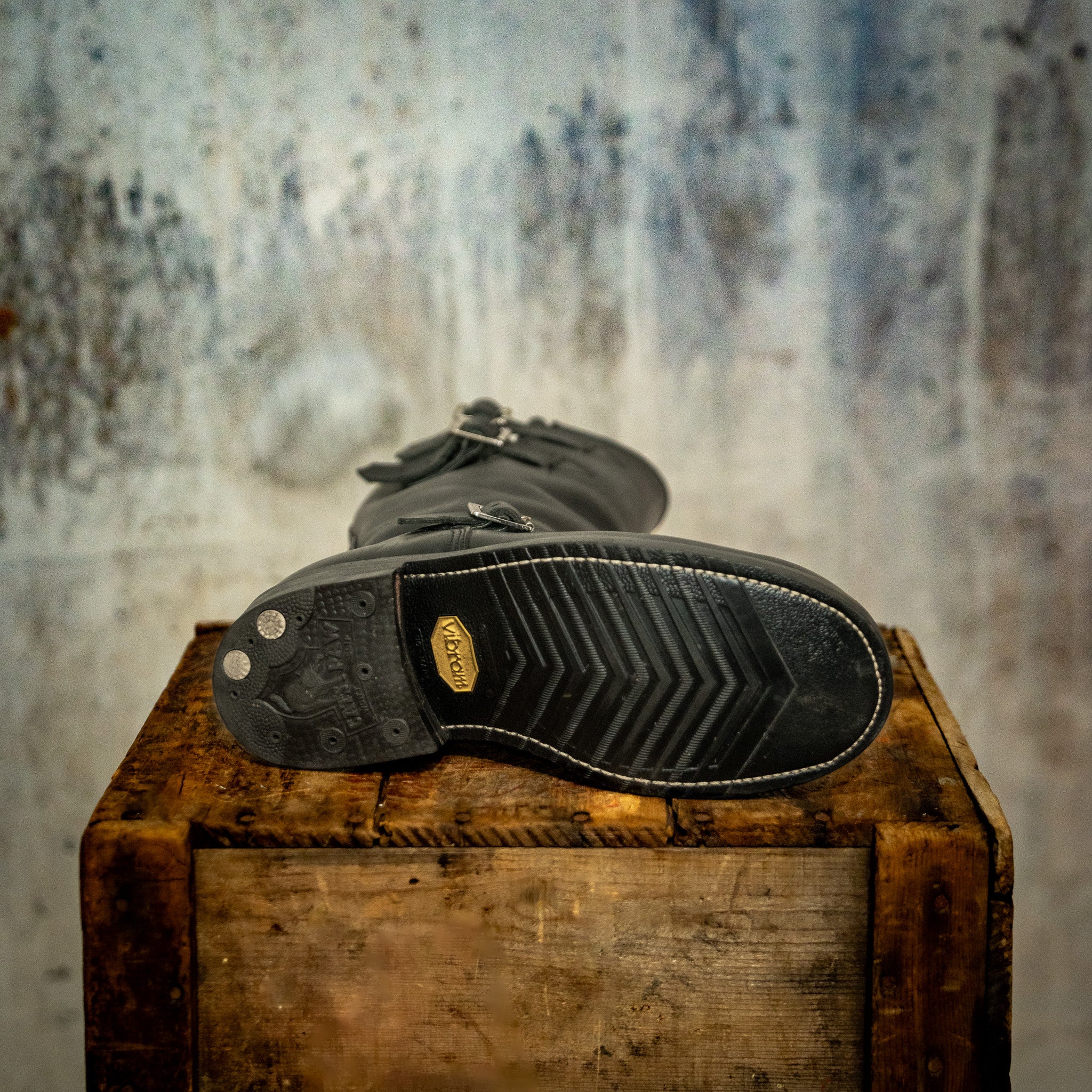 ReBoot - Engineer - Black Double Buckle - 10 EEE