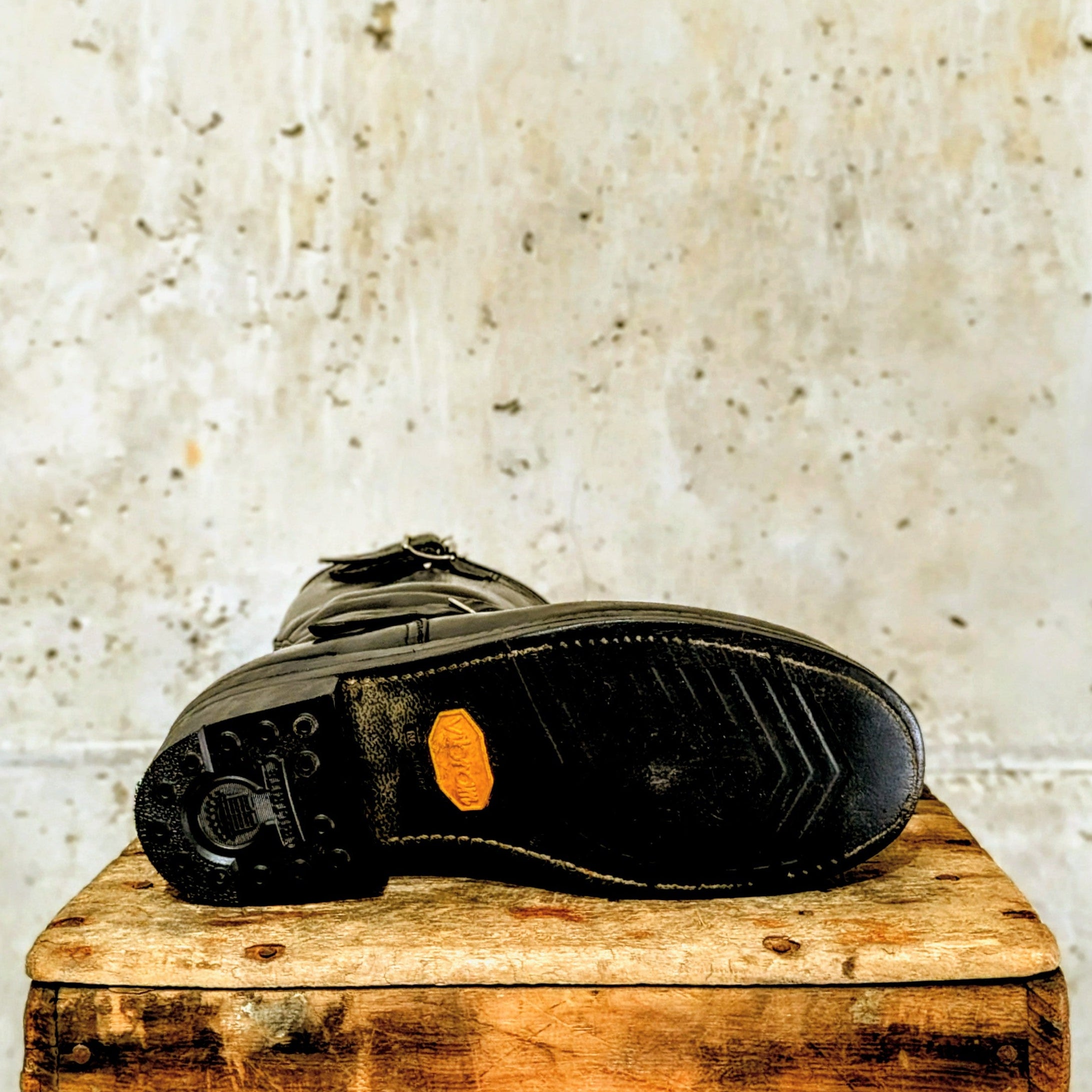 ReBoot - Engineer - Double Sole - Single Buckle Shaft- Black - 7 E