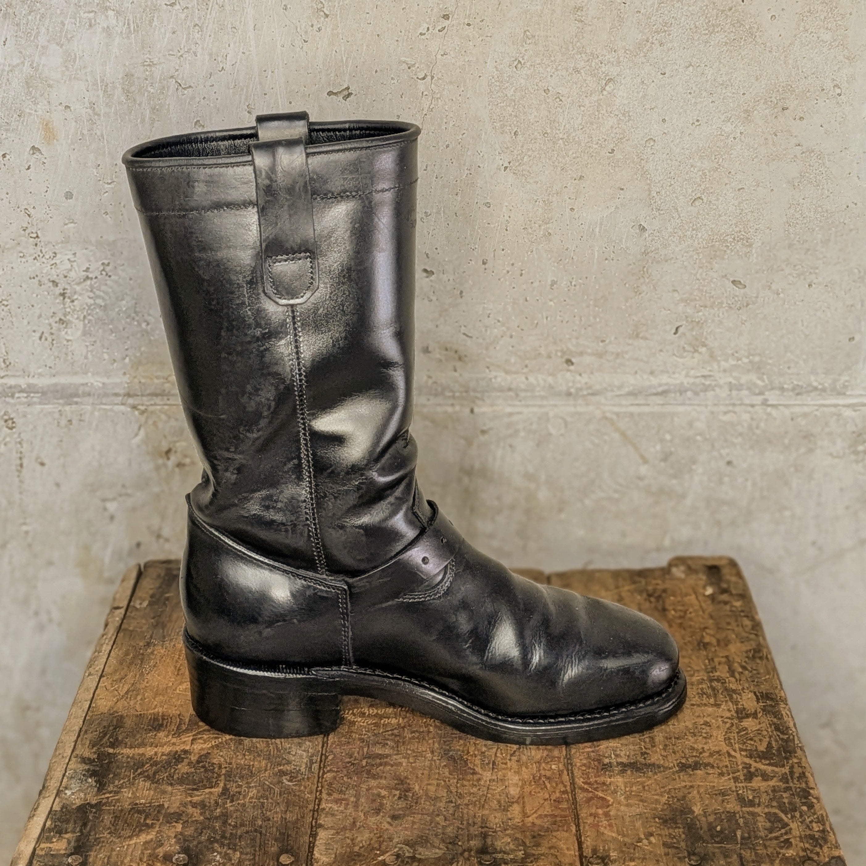 ReBoot - Heritage Rider - Black Veg Tan - 6 E