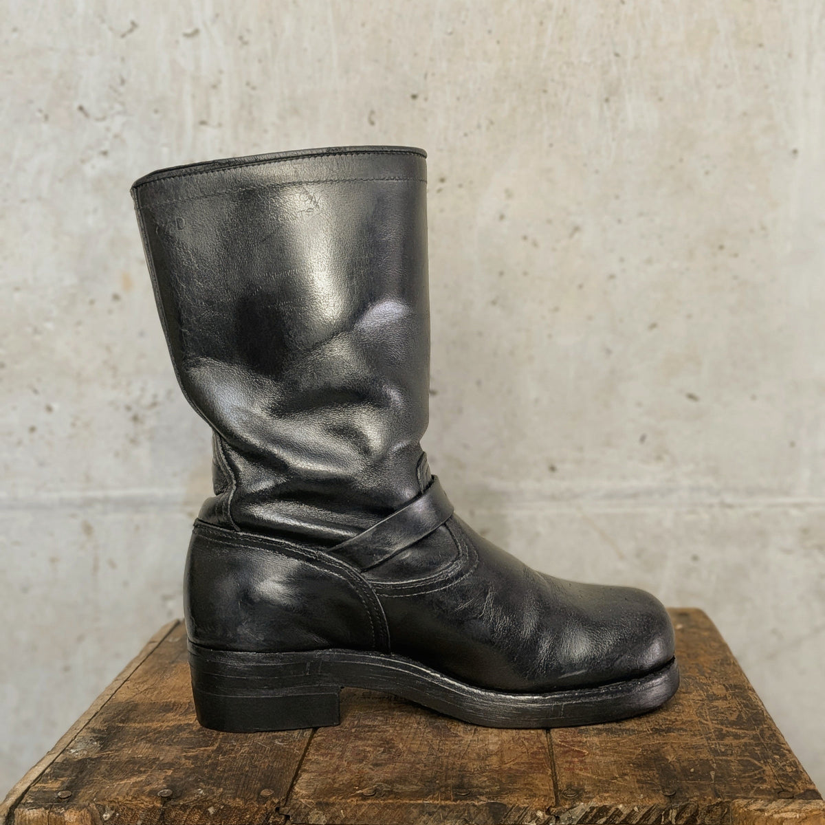ReBoot - Engineer - Double Sole - Single Buckle Shaft- Black - 7 E