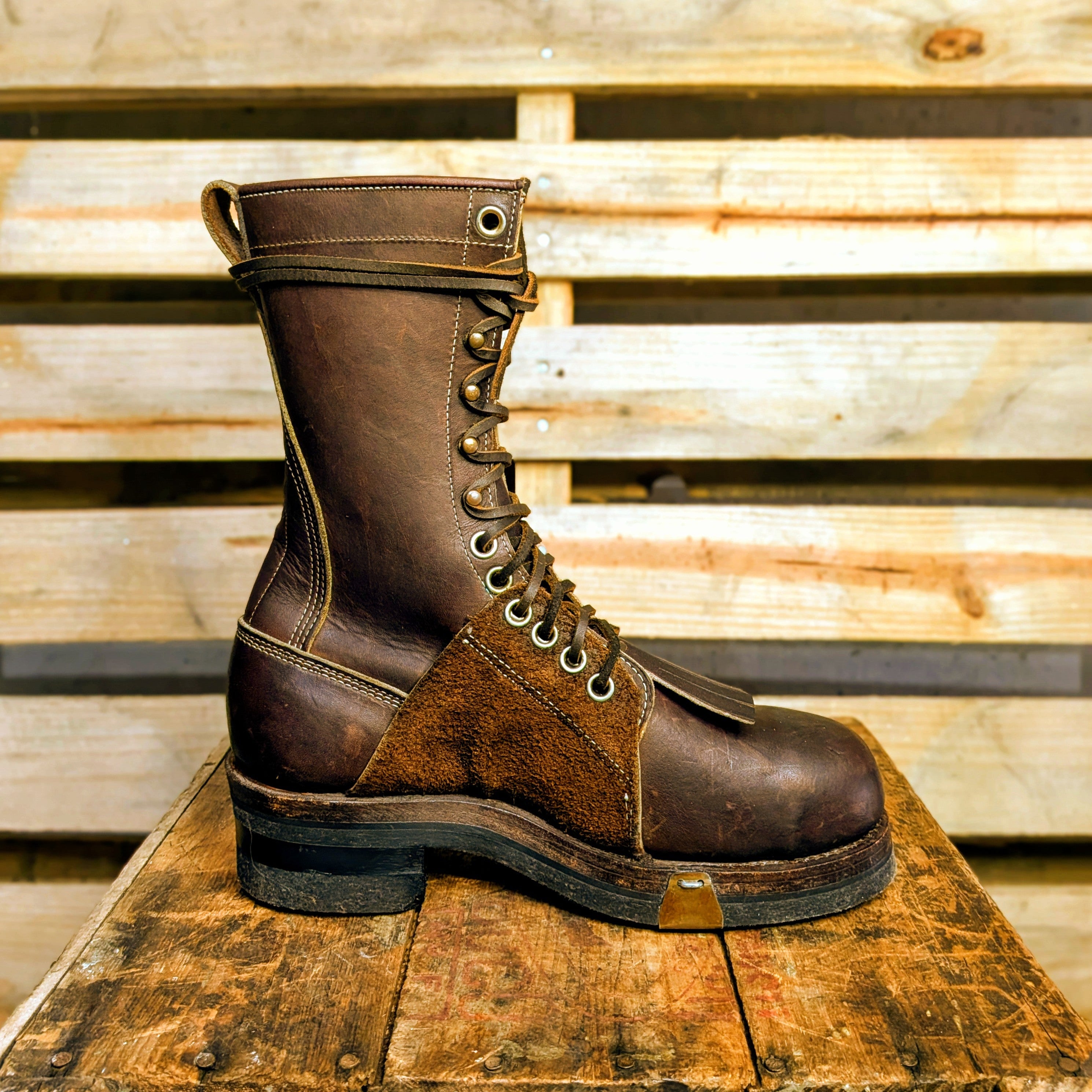 Heritage Lineman CSA - Brown Oil Tan - 10" Shaft - 7D