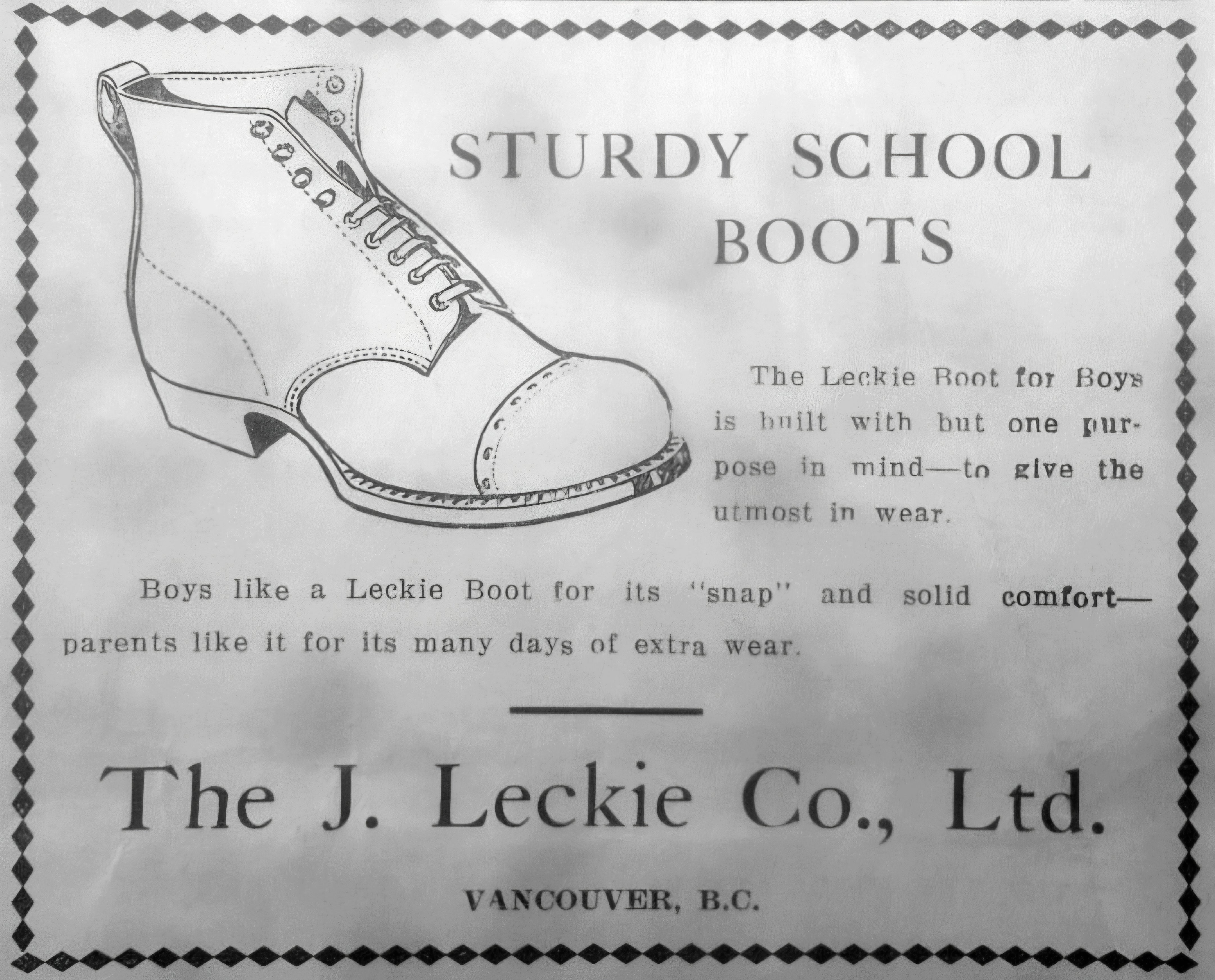 Heritage J. Leckie Rider - Black Oil Tan - 8.5 E