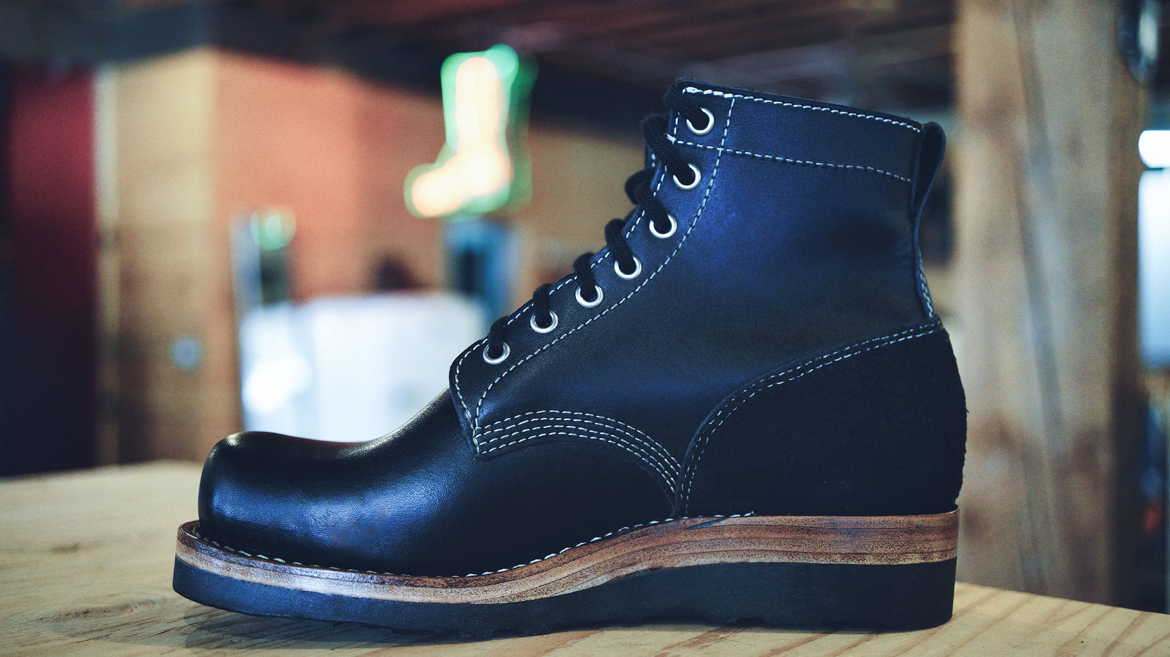 Toughie 7 EE Black Oil Tan
