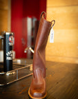 Equestrian Riding Boot 4 E Brown Oil Tan - Cinderella Rack
