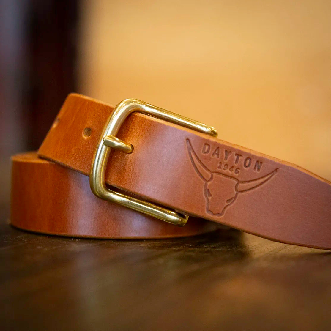 1.5&quot; Leather Belt Wide with Buckle