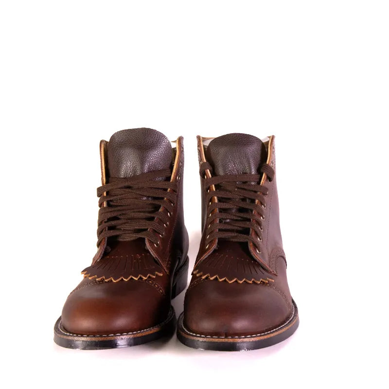 Parade Boot Brogue - Brown Chrome - Boots