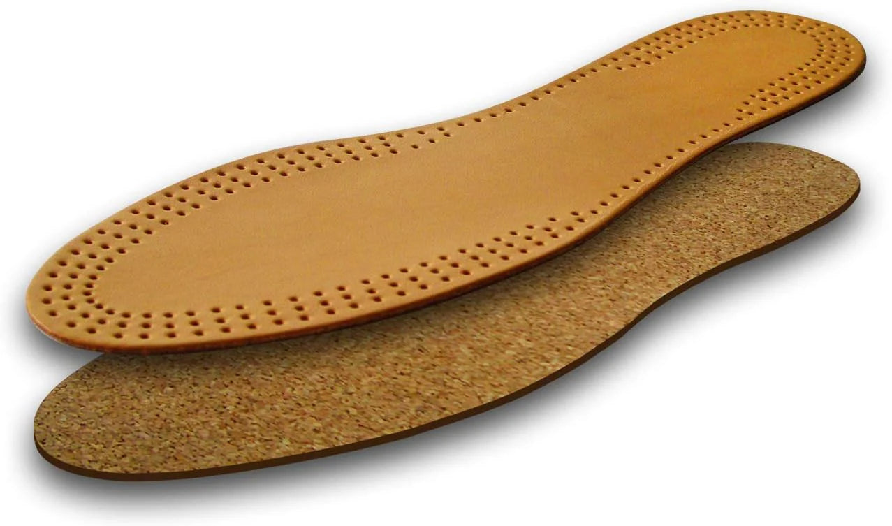 Tacco Footcare Deluxe Leather Men&#39;s Orthotic Insole - 