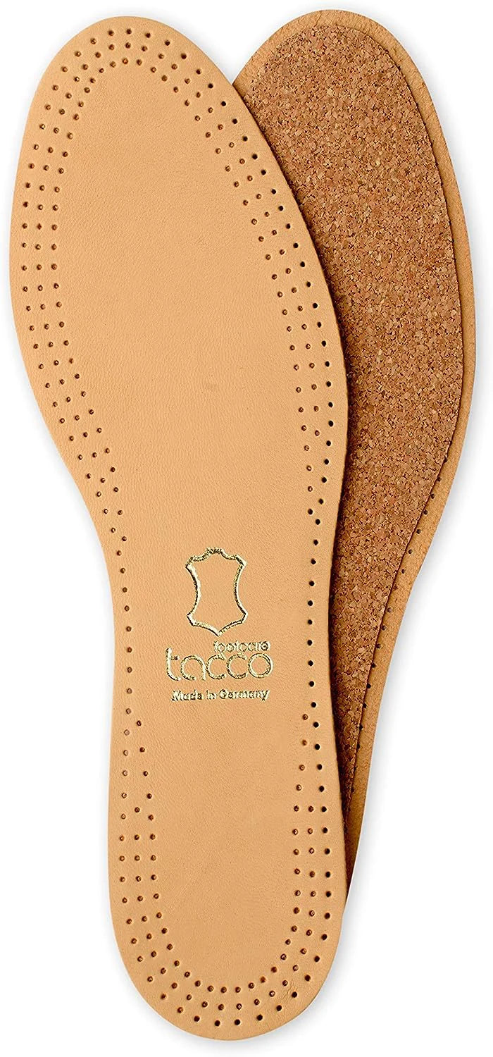 Tacco Footcare Deluxe Leather Men&#39;s Orthotic Insole - 