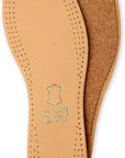 Tacco Footcare Deluxe Leather Men's Orthotic Insole - 